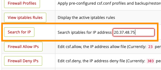Você consegue pesquisar o motivo de um IP estar bloqueando em seu WHM ServerDo.in